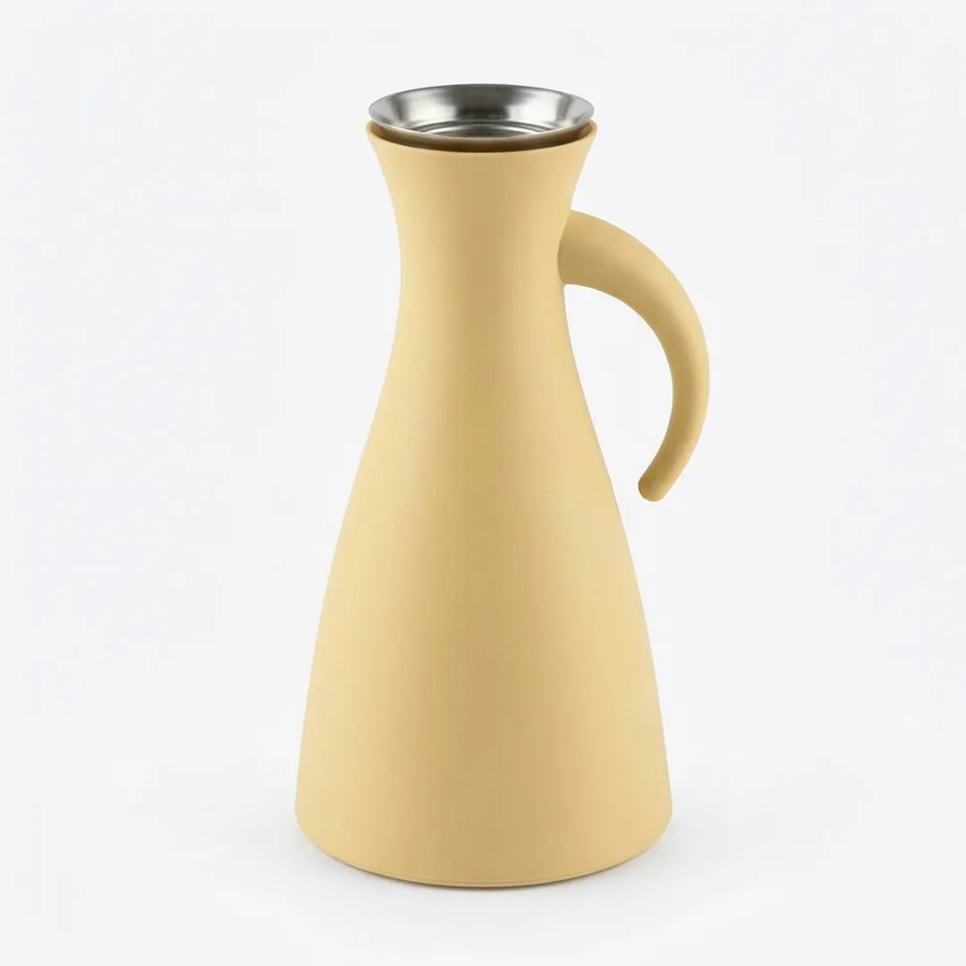 502849 Eva Solo Sculptural Vacuum Jug – Golden Sand, 1.0 Litre