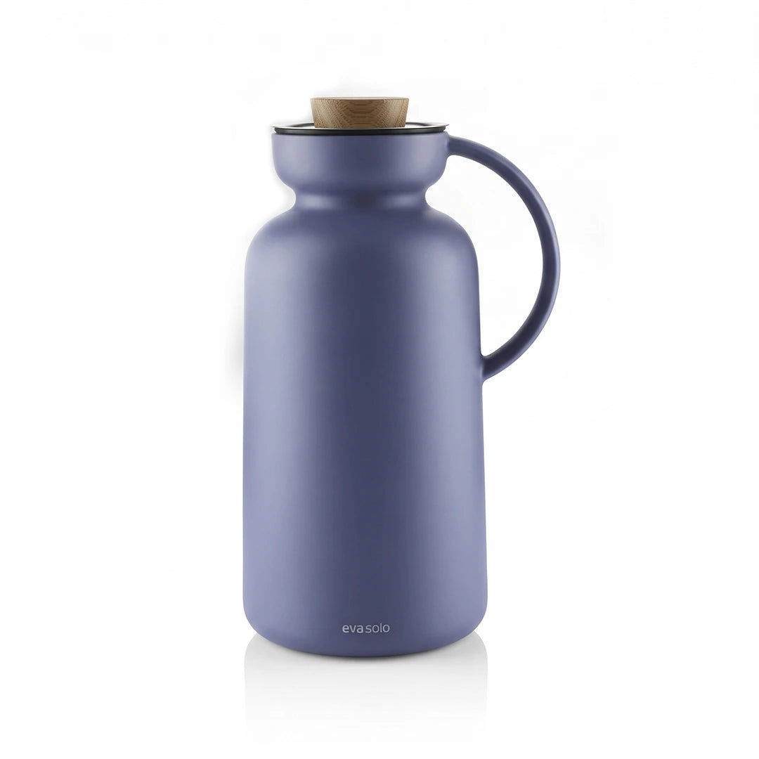 502875 Eva Solo Silhouette Premium Vacuum Jug – Violet Blue, 1.0 Litre