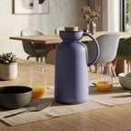 502875 Eva Solo Silhouette Premium Vacuum Jug – Violet Blue, 1.0 Litre