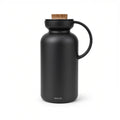 502876 Eva Solo Silhouette Vacuum Jug – Matte Black with Brass Pouring Lip, 1.0 Litre