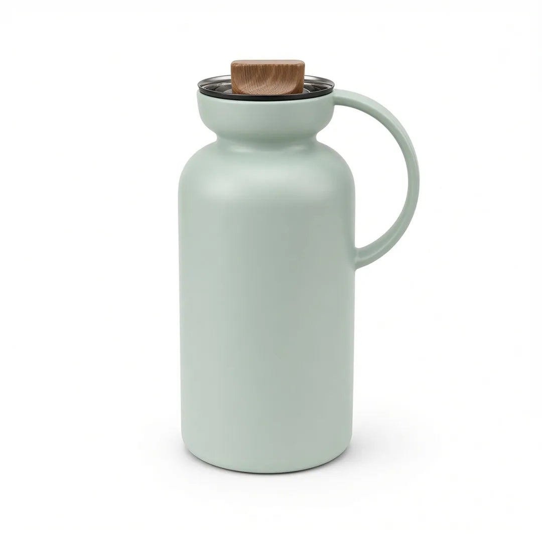 502877 Eva Solo Silhouette Premium Vacuum Jug – Matte Sage Green, 1.0 Litre