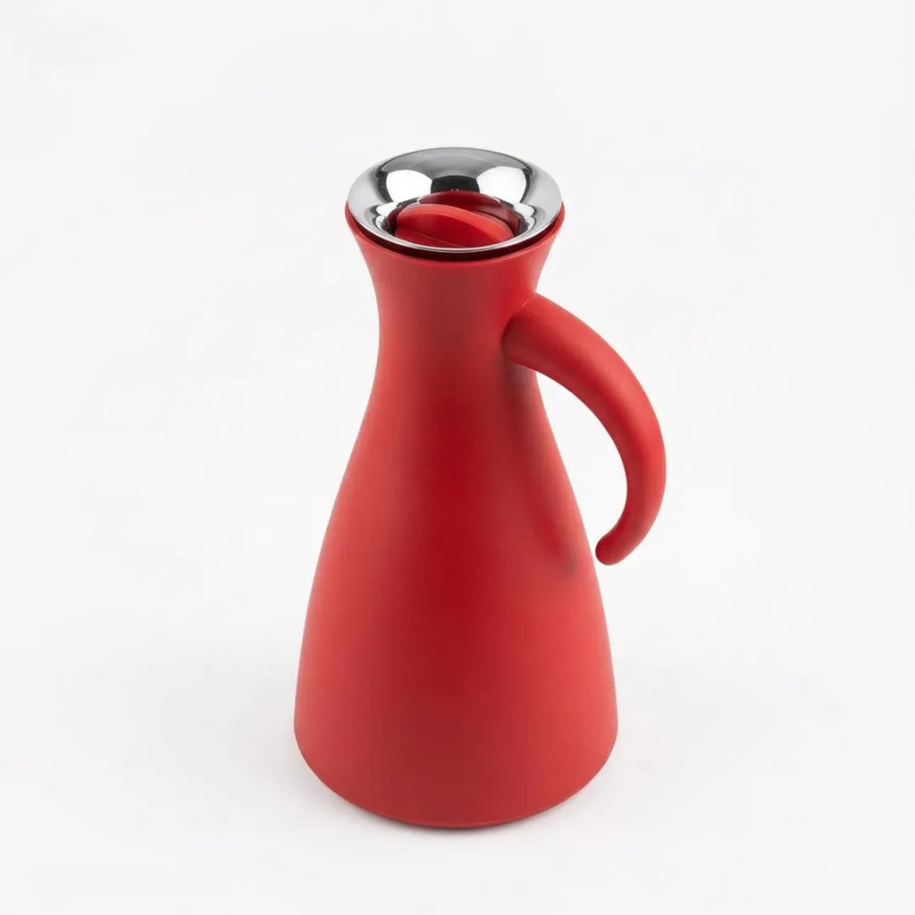 502913 Eva Solo Sculptural Vacuum Jug – Shiny Red, 1.0 Litre