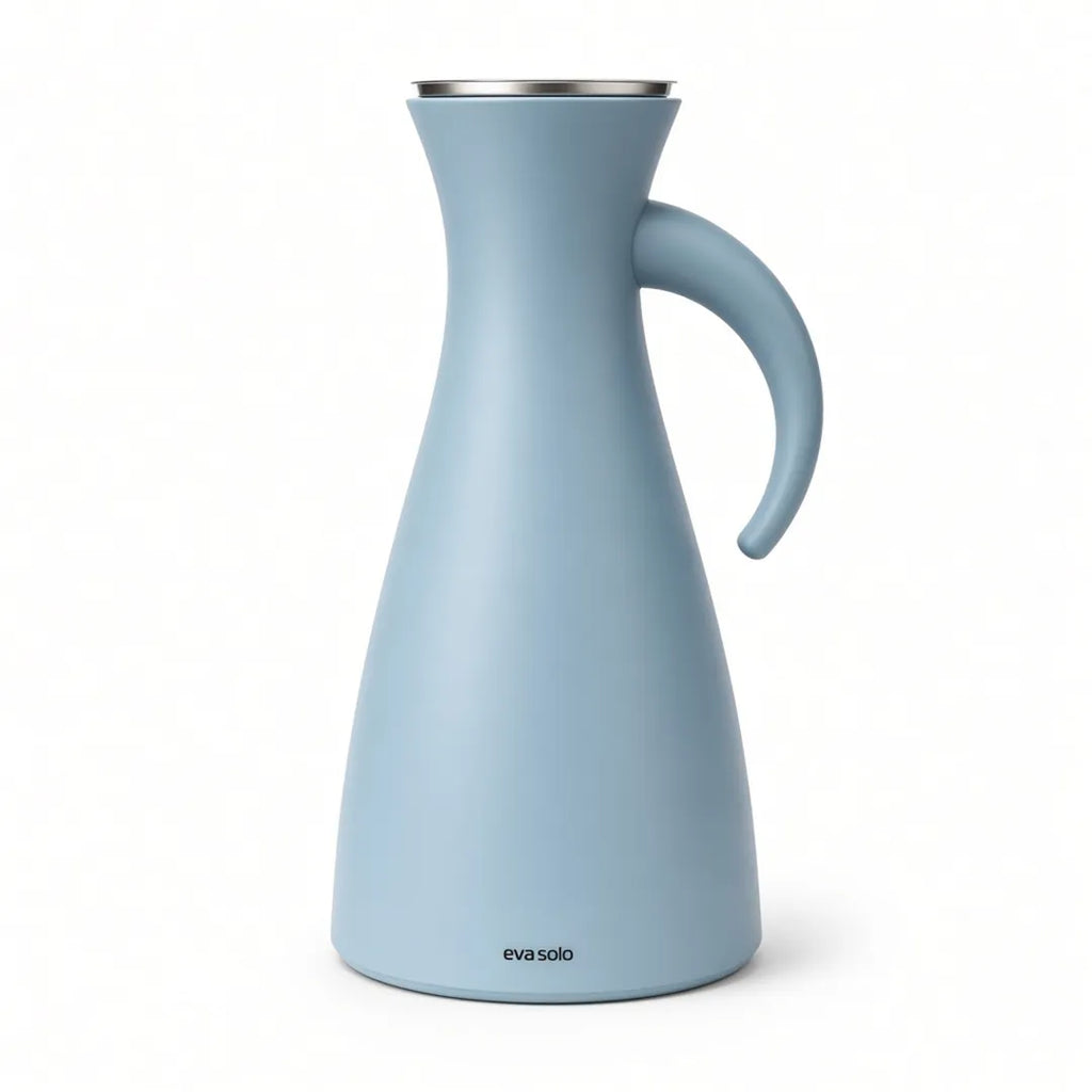 5034 Eva Solo Premium Insulated Vacuum Jug – Dusty Blue, 1.0 Litre