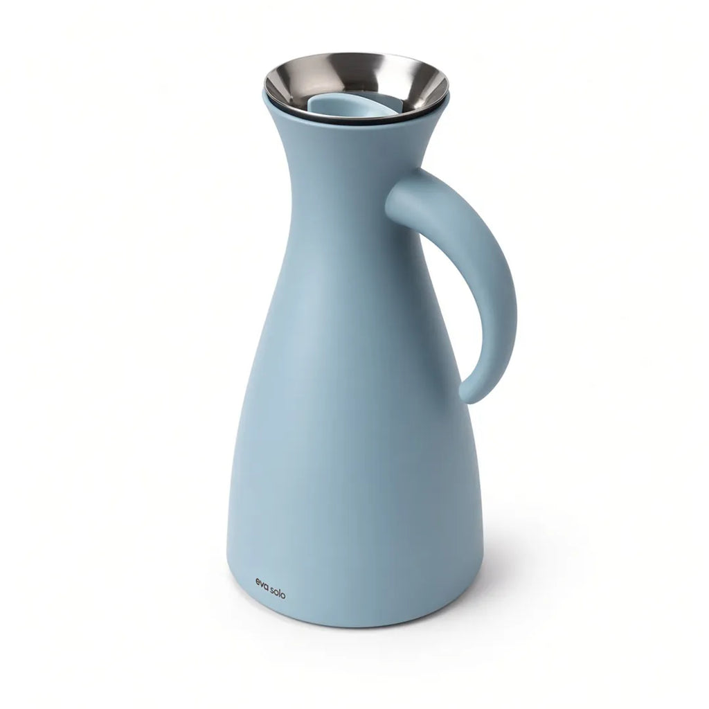 5034 Eva Solo Premium Insulated Vacuum Jug – Dusty Blue, 1.0 Litre