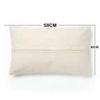 TR CUS 002- Botanical Meadow Embroidered Decorative Cushion Cover – 58 × 40 cm