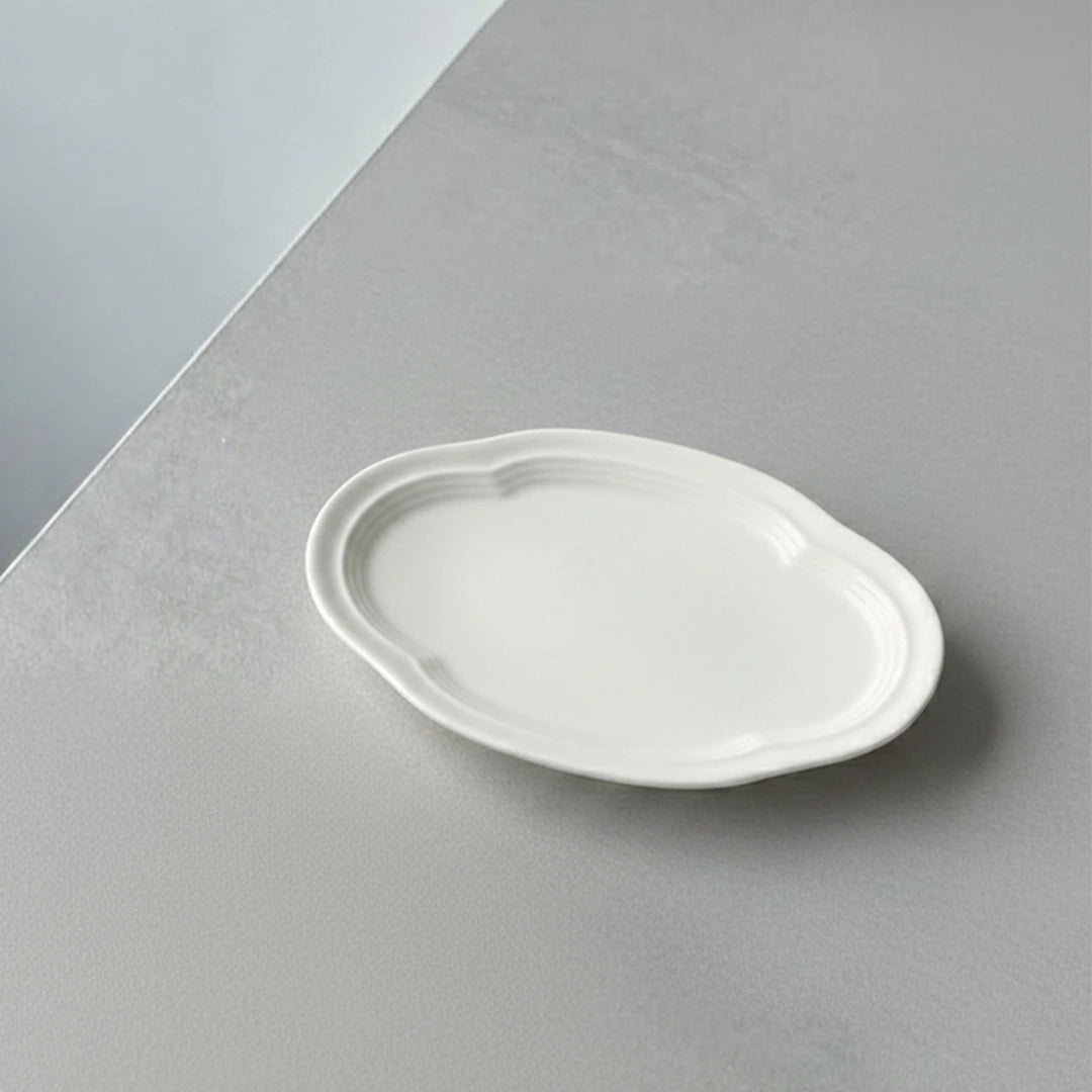 A27640 – Horeca Towel Dish White 5 × 3.5"