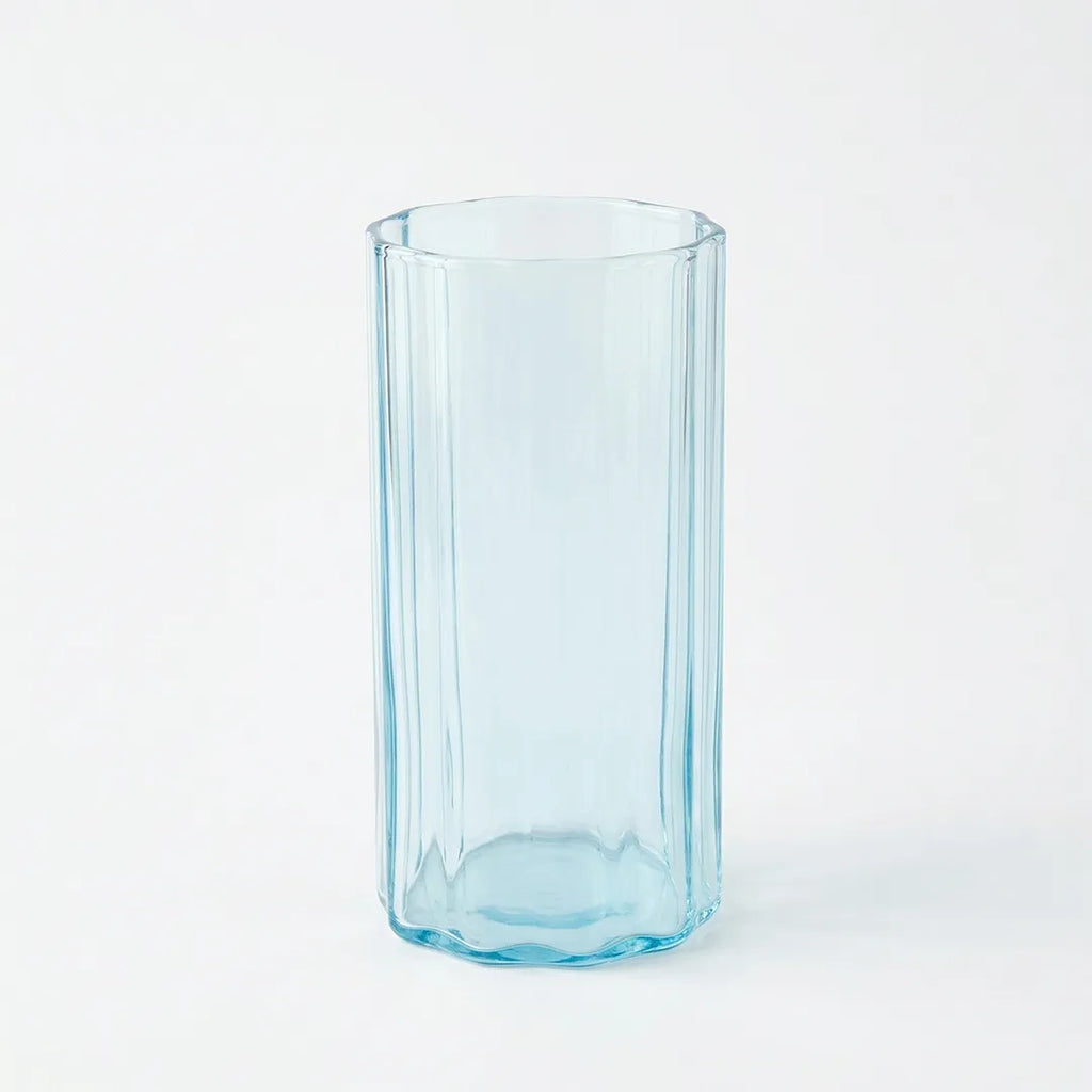 ES5004APS Glass Cup 1 Piece Ribbed Design