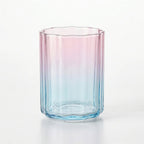 ES5004-1APS Glass Cup 1 Piece Gradient Ribbed Design