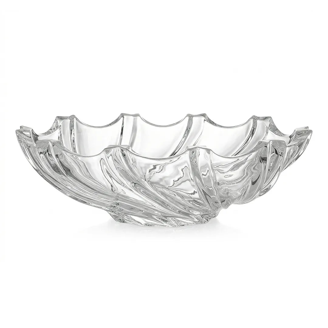 MS8038 Glass Bowl Oval Shape 30×18 cm