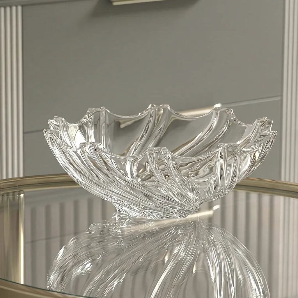 MS8038 Glass Bowl Oval Shape 30×18 cm