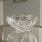 MS8038 Glass Bowl Oval Shape 30×18 cm