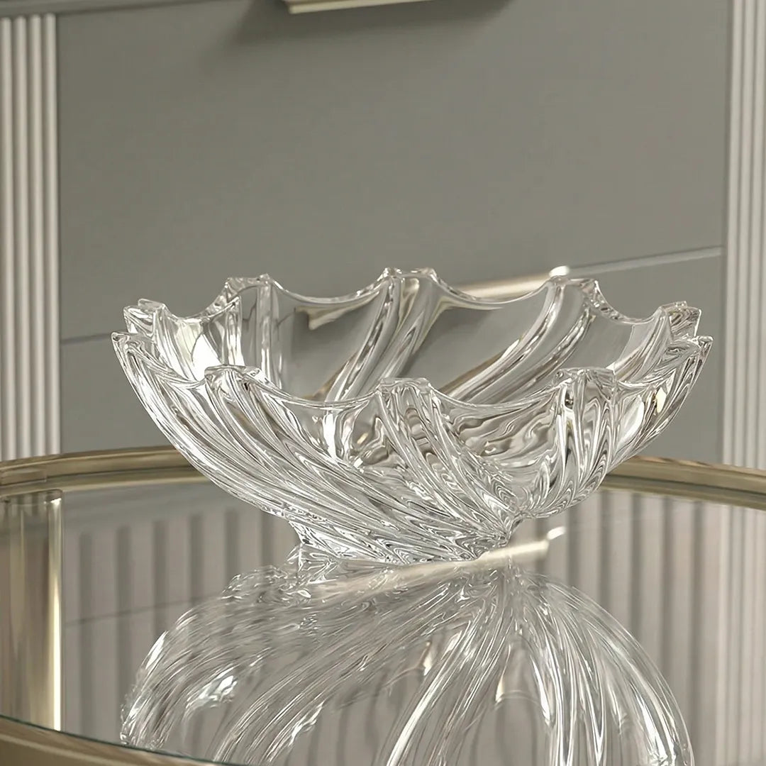 MS8038 Glass Bowl Oval Shape 30×18 cm
