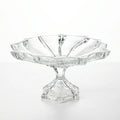 AS36070SPF Glass Fruit Plate with Stand 25 cm