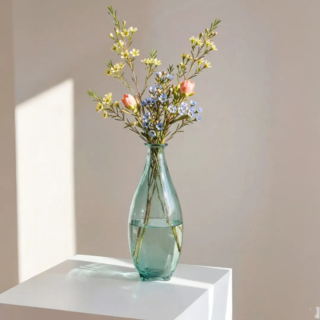 7025 Glass Vase Elegant Decorative Flower Vase 38 cm