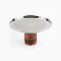 74816-A Luhpar Prism Stainless Steel Pedestal Cake Stand – Small