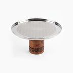 74816-A Luhpar Prism Stainless Steel Pedestal Cake Stand – Small