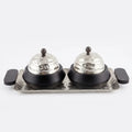 74898-A Luhpar Wave Rectangular Serving Tray with Dual Storage Boxes