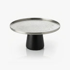 75044-B – Luhpar Vertex Stainless Steel Cake Stand – Medium