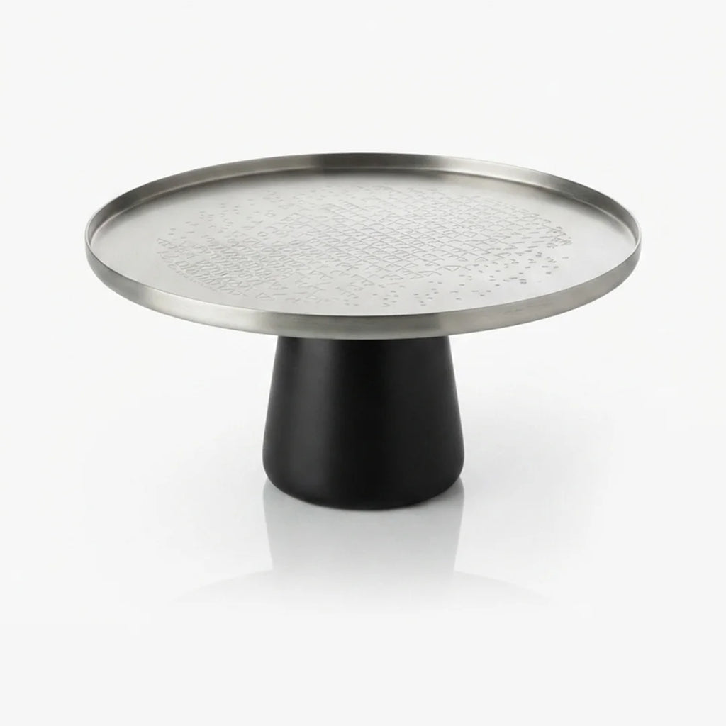 75044-C – Luhpar Vertex Stainless Steel Cake Stand – Large