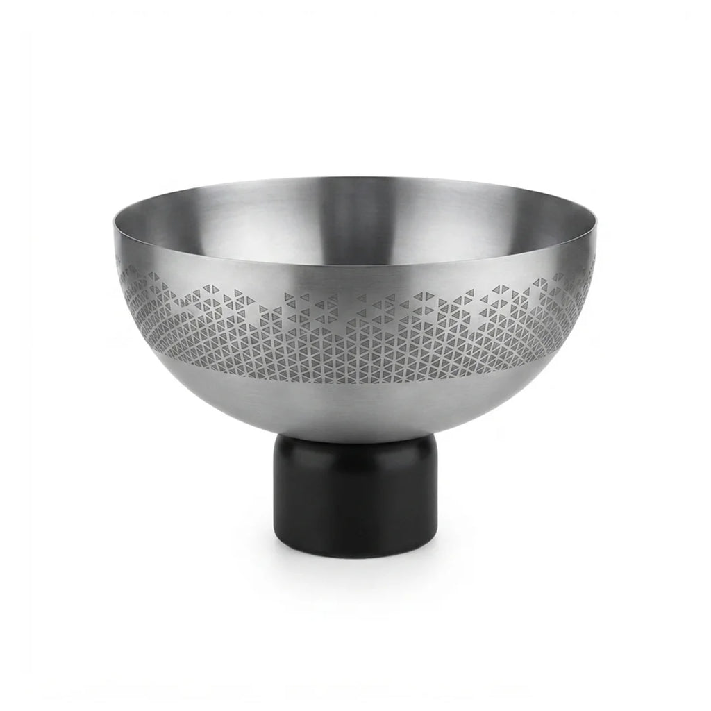 75046-A –  Luhpar Vertex Stainless Steel Round Serving Bowl – Small