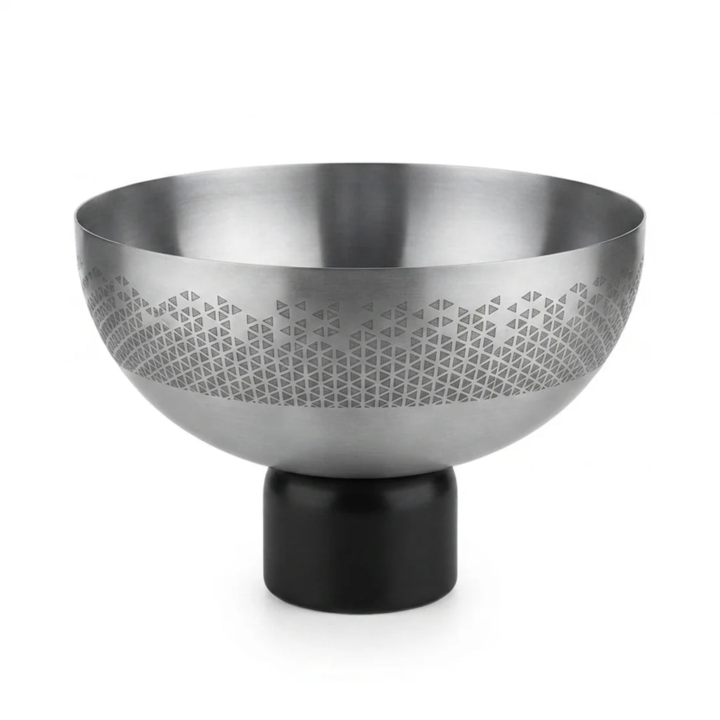 75046-C – Luhpar Vertex Stainless Steel Round Serving Bowl – Large