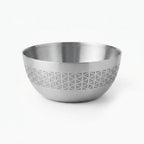 75048 –  Luhpar Vertex Stainless Steel Serving Tray with 3 Bowls
