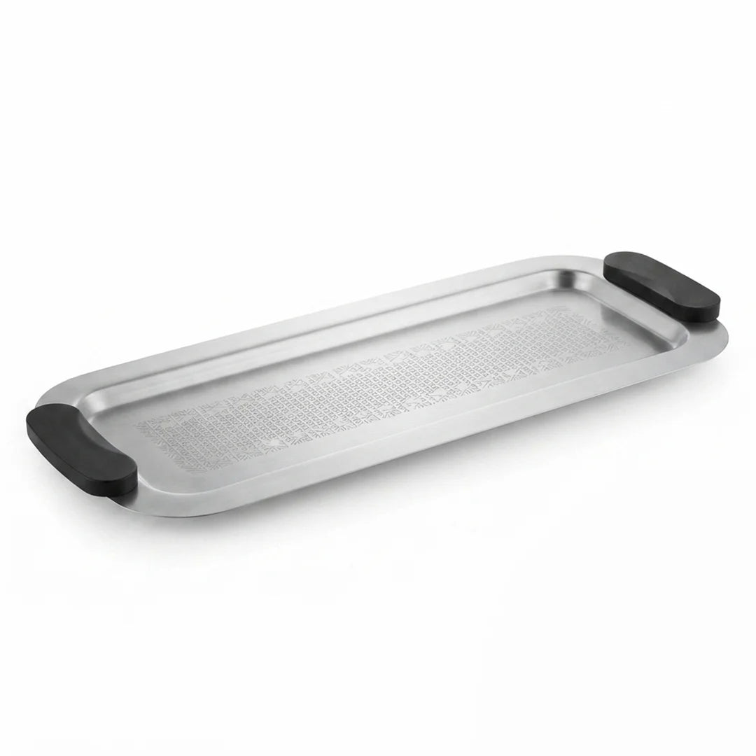 75051-B – Luhpar Vertex Stainless Steel Condiment Tray with 3 Storage Boxes