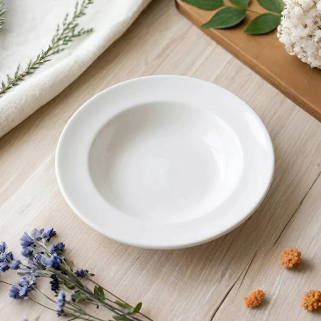 A0047 – Horeca Deep Soup Bowl White 8"