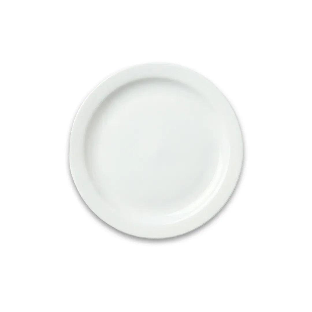 A0054 – Horeca Small Rim Plate White 7.25"
