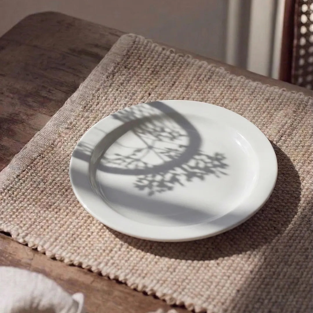 A0054 – Horeca Small Rim Plate White 7.25"