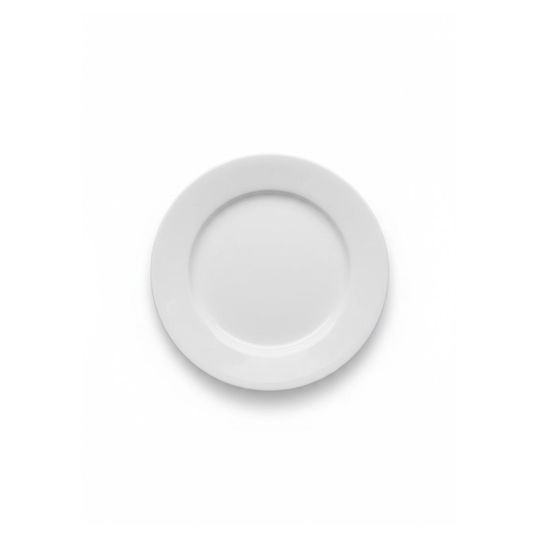 A0071 – Horeca Rimmed Plate White 8"