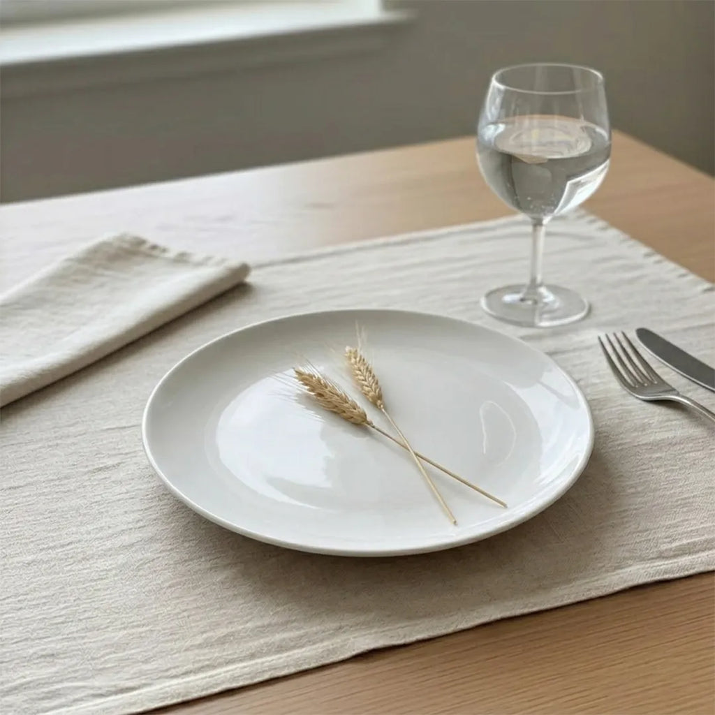 A12352 – Horeca Rimmed Plate White 11"