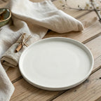 A21521 – Horeca Round Plate with Vertical Edge White 8.5"