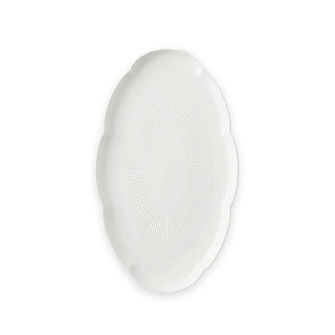 A26760 – Horeca Oval Plate White 14.25" × 8.25"