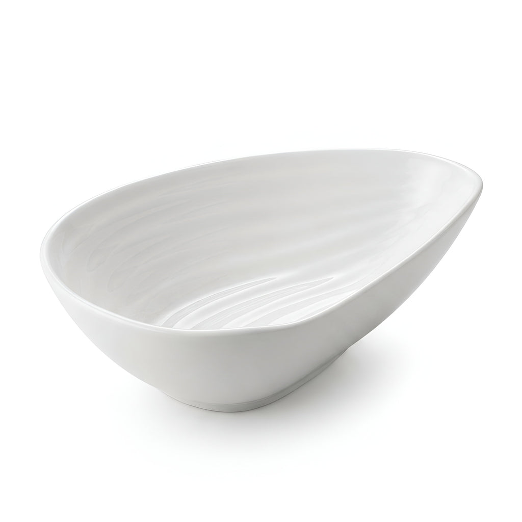 A4608 – Horeca Oval Bowl White 8.75
