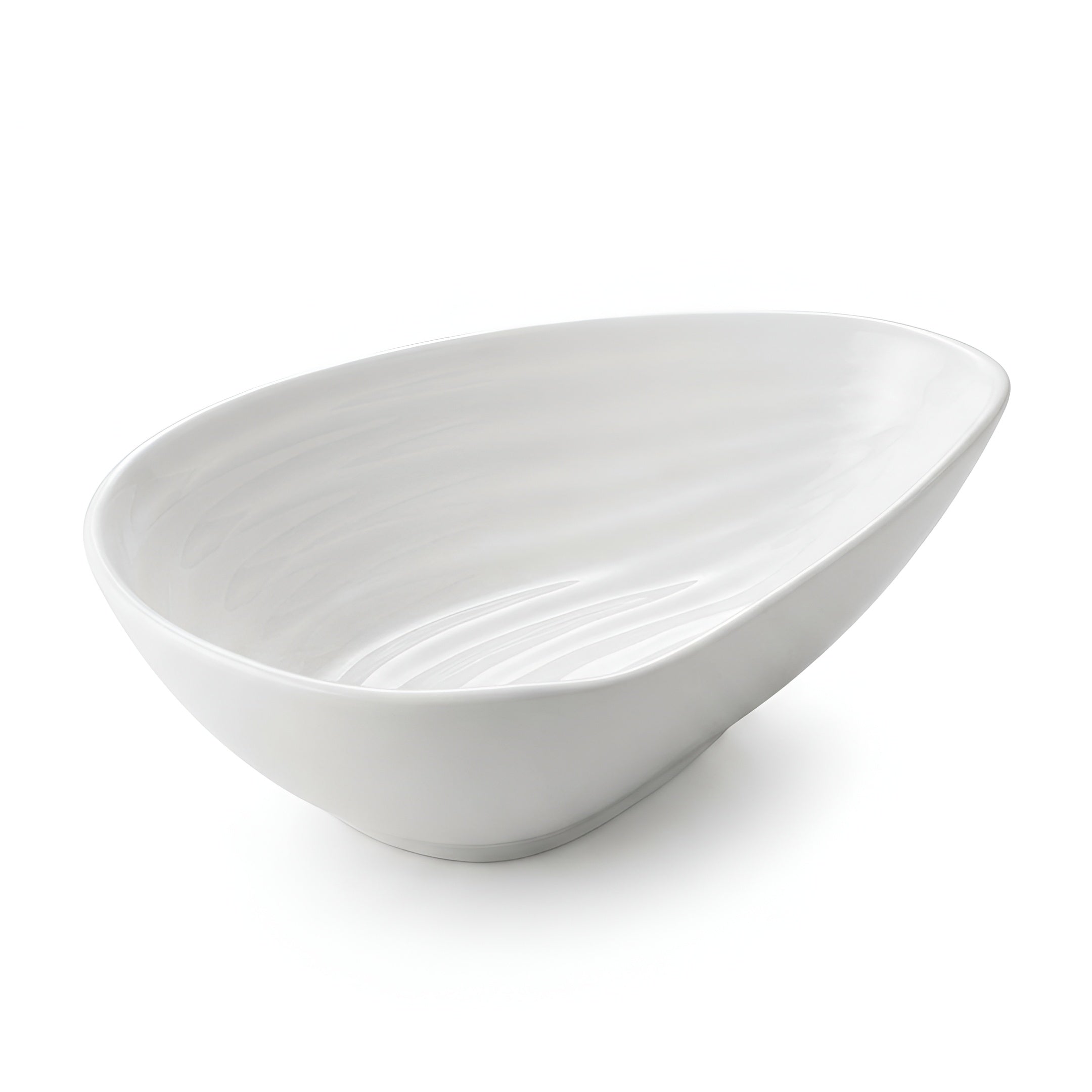 A4608 – Horeca Oval Bowl White 8.75