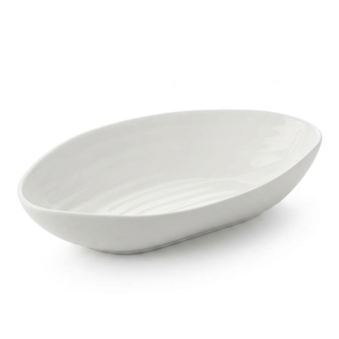 A4609 – Horeca Oval Bowl White 11.75
