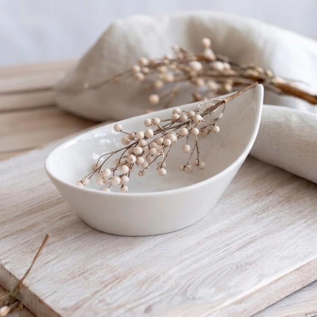 A5598 –  Horeca Almond Bowl White 9.5
