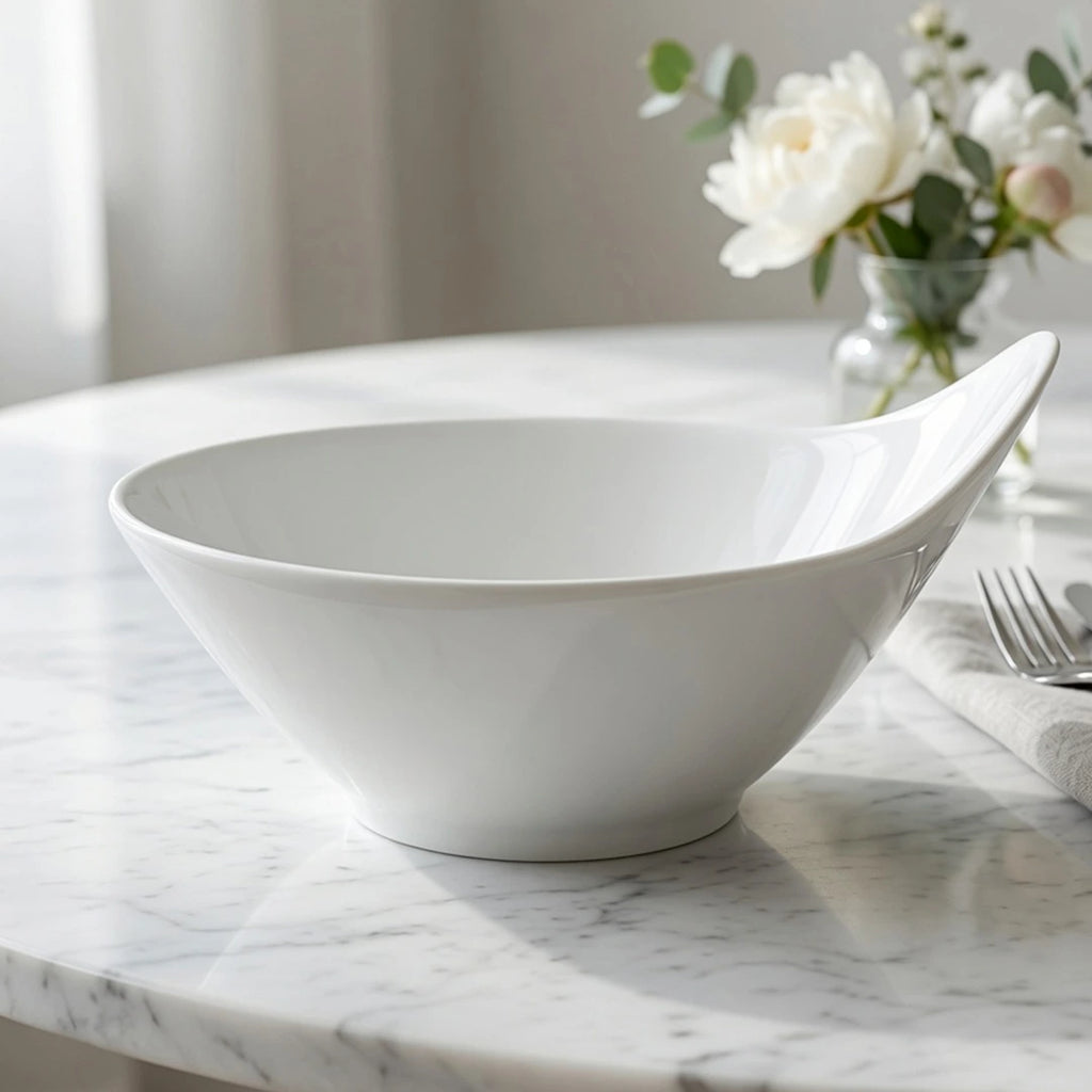 A5613 – Horeca Bowl With Handle White 8.5