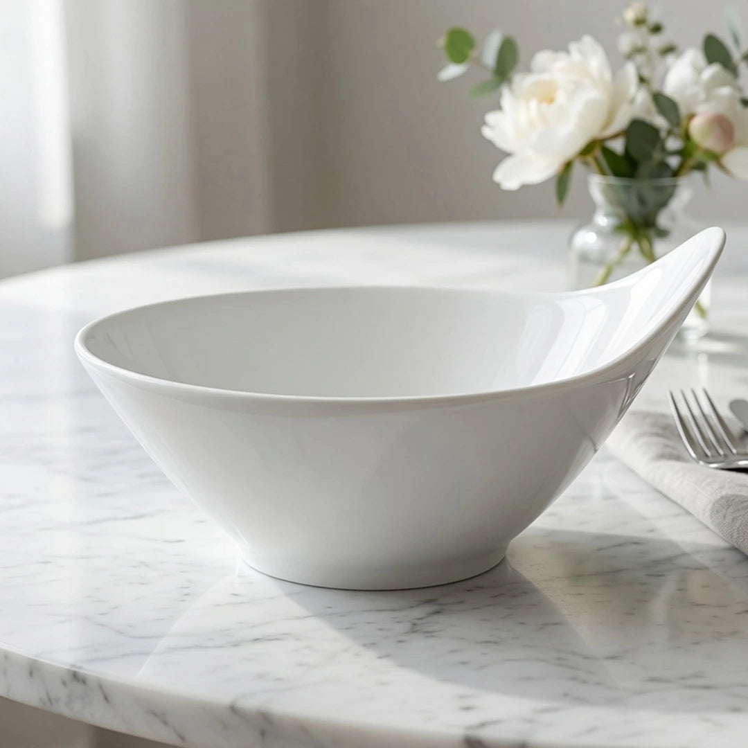 A5613 – Horeca Bowl With Handle White 8.5