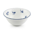 AB-014 Blue Azure Salad Bowl with Blue Rim – 5.5"