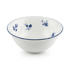 AB-014 Blue Azure Salad Bowl with Blue Rim – 5.5"