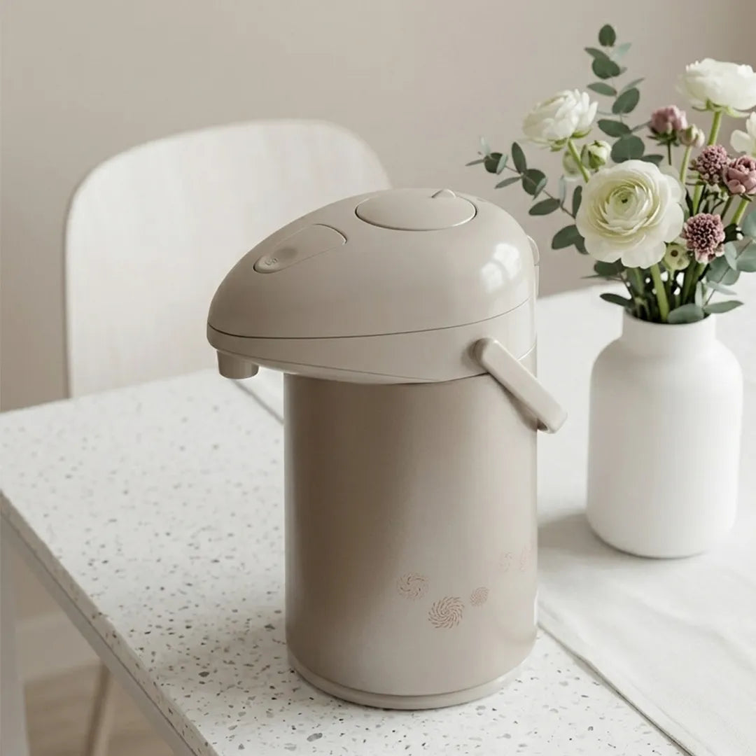 AB-RC30-CM Zojirushi Air Pot Beverage Dispenser Matte Beige – 3.0 L