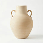 ABRW Pottery Pots Double Handle Ceramic Floor Vase 31 cm