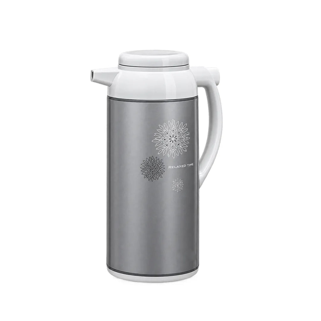 AFFB-10-HX Zojirushi Relaxed Time Metallic Gray Handy Pot Vacuum Flask – 1.0 L