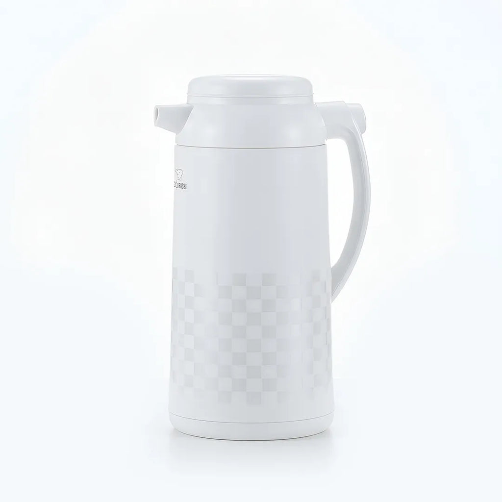 AFFB-10-WZ Zojirushi Ichimatsu White Handy Pot Vacuum Flask – 1.0 L