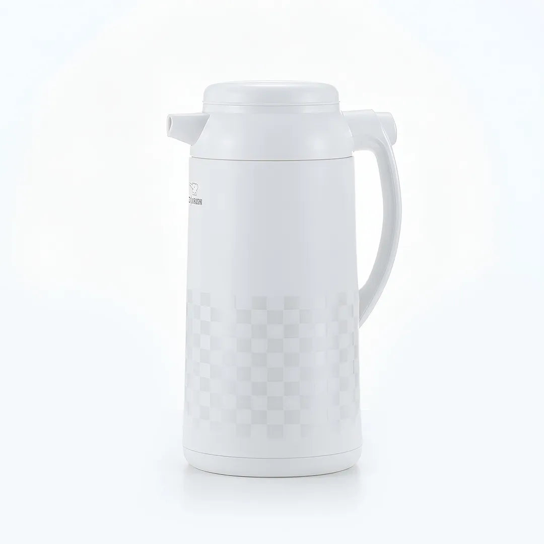 AFFB-10-WZ Zojirushi Ichimatsu White Handy Pot Vacuum Flask – 1.0 L