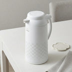 AFFB-10-WZ Zojirushi Ichimatsu White Handy Pot Vacuum Flask – 1.0 L