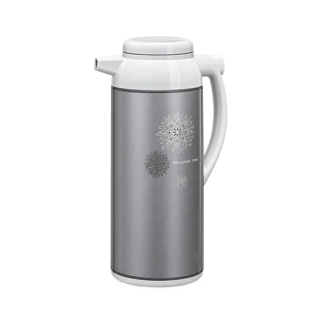 AFFB-13-HX Zojirushi Relaxed Time Metallic Gray Handy Pot Vacuum Flask – 1.3 L