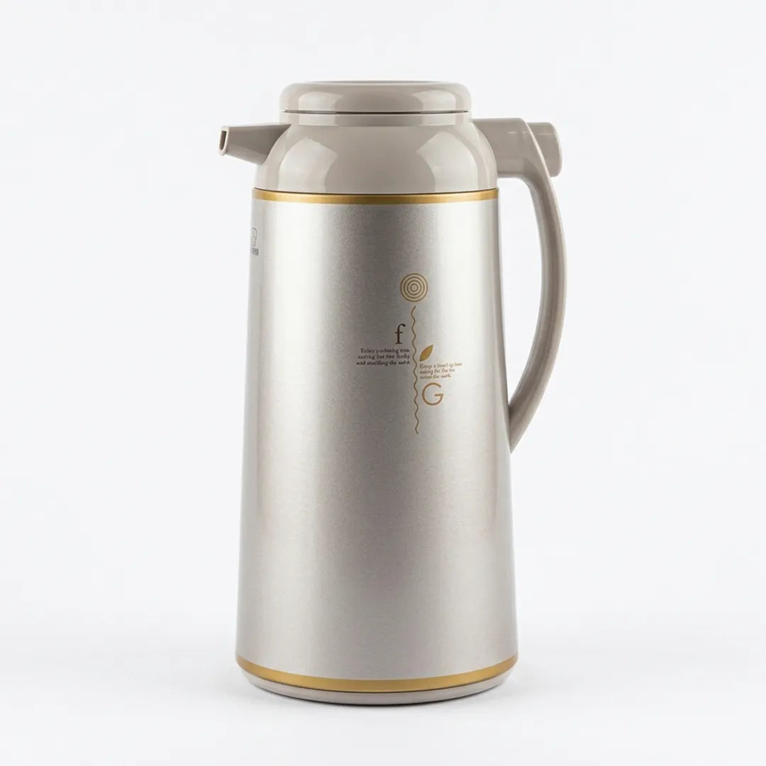 AFFB-16-TK Zojirushi Herb Cacao Silver & Gold Handy Pot Vacuum Flask – 1.55 L